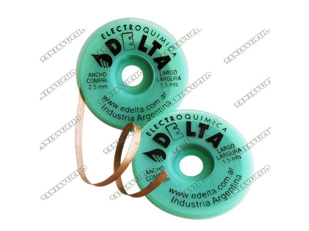 &++ MALLA DESOLDANTE 2.50 MM X 1.50 MTS DELTA